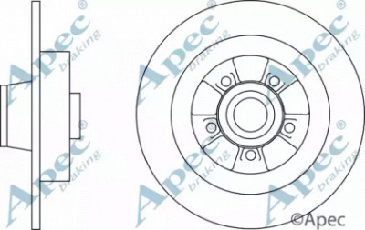 APEC BRAKING dsk3188 -  Тормозной диск